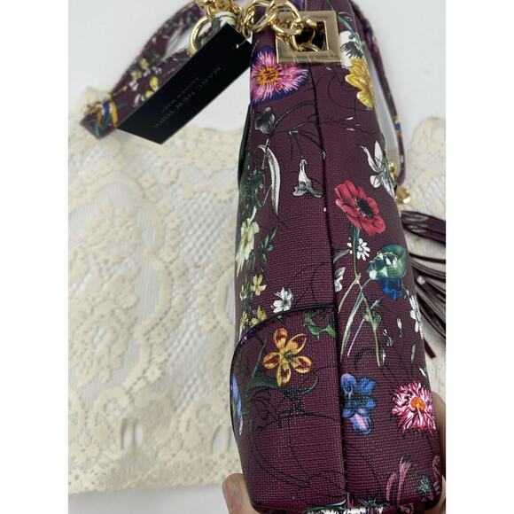 Andrew Marc New York Women’s Purple Floral Purse Handbag NWT - Picture 4 of 13